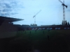 View from K Stand of the Stretford End being rebuilt during the 1992-93 Season
