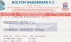 Ticket stub - Bolton vs Man Utd 1995-96 at Burnden Park - away section