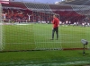 Anders Lindegaard warming up at St Mary;s January 2011