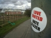 Outside Reebok Stadium in 2010