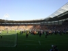 Hull City players and fans celebrate staying in Premier League - May 2009