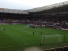 Swansea vs Man Utd, view from away section, December 2012