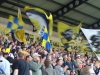 Oxford fans celebrate a goal