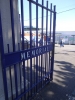 Gates to Memorial ground Bristol Rovers Sept 2015 v Oxford Utd