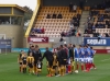 Players line up cambridge U v Pompey Oct 2015 (1-3)