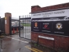 Main entrance, Rodney Parade, Newport v Blackburn FAC Jan 16