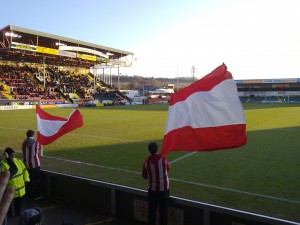 Sincil Bank the home of Lincoln City FC