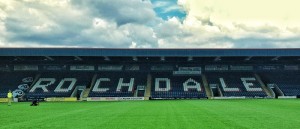 Spotland the home of Rochdale FC