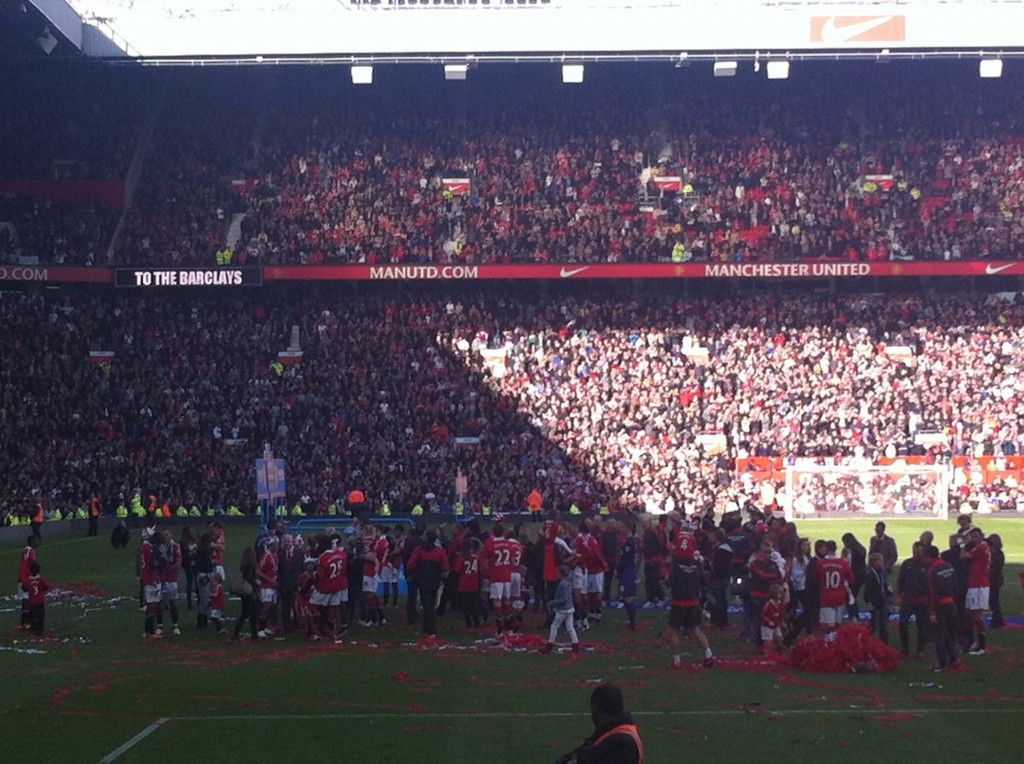 United picking up their 19th League title.