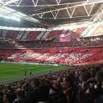 The United end for the 2011 Champions League Final