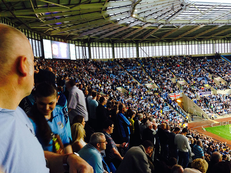 Coventry city return home to the ricoh arena