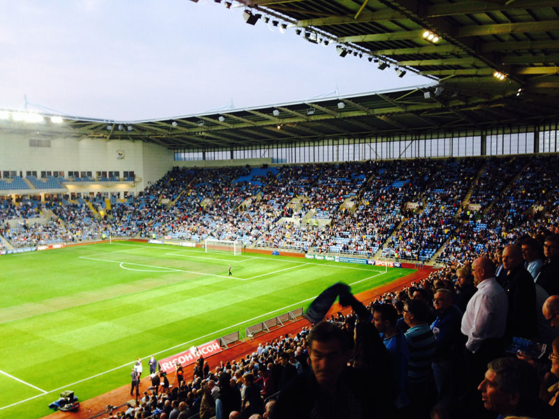 Coventry city return home to the ricoh arena