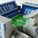 Everton Goodison Park Lego Brick Stand