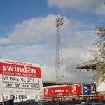 Swindon Town's County ground before the visit of Bristol City