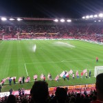 Stoke City's Britannia Stadium just before kick off in the Capital One Cup against Southampton