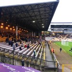 The Railway stand at Vale Park the home of Port Vale