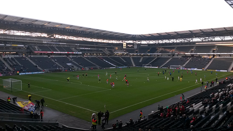 Stadium MK, home of League One side Milton Keynes Dons