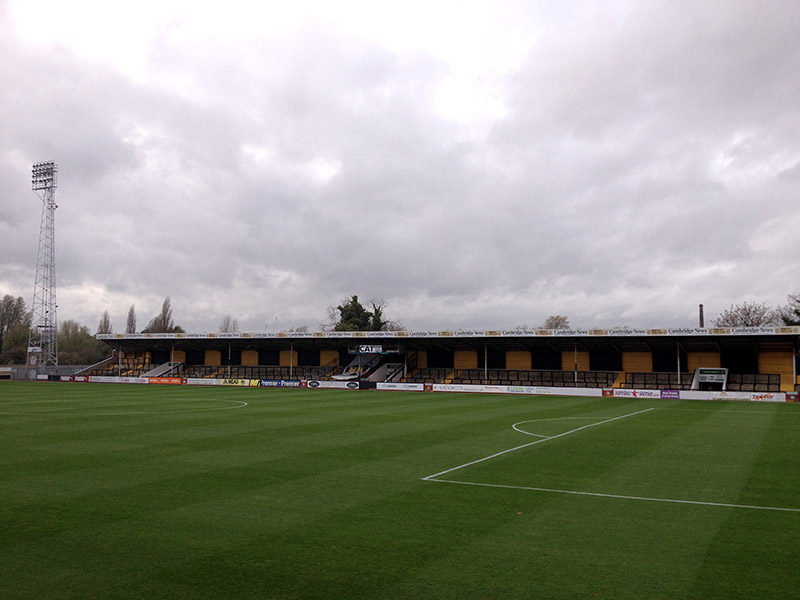Tim Dove visits the Abbey Stadium doing the 92 grounds
