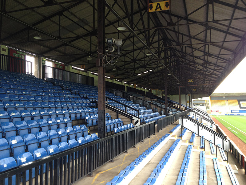 Stand at the Abbey Stadium the home of the u's