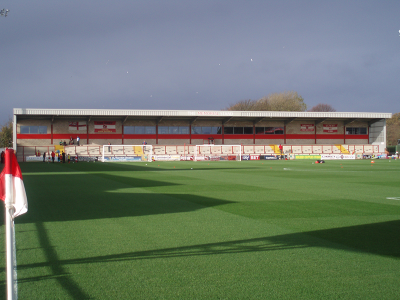 Terracing at Fleetwood Town's Highbury ground