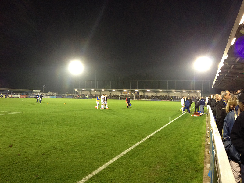 Full time AFC Wimbledon v Cambridge United League 2