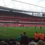 The Emirates Stadium before the Premier League match between Arsenal and Hull City