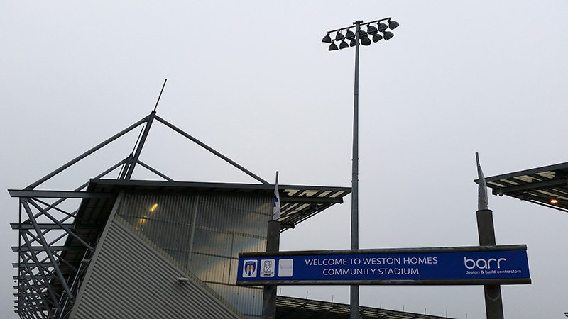 Welcome to the Weston Homes Community Stadium Colchester