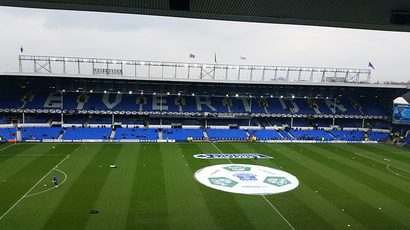 Goodison Park the home of Everton Football Club