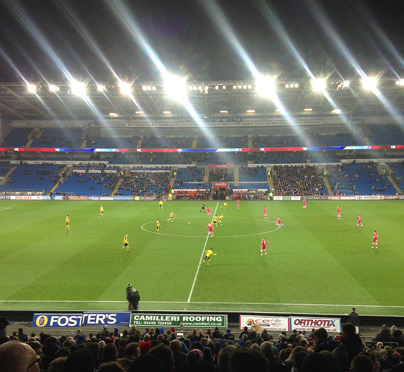 Cardiff city v colchester united