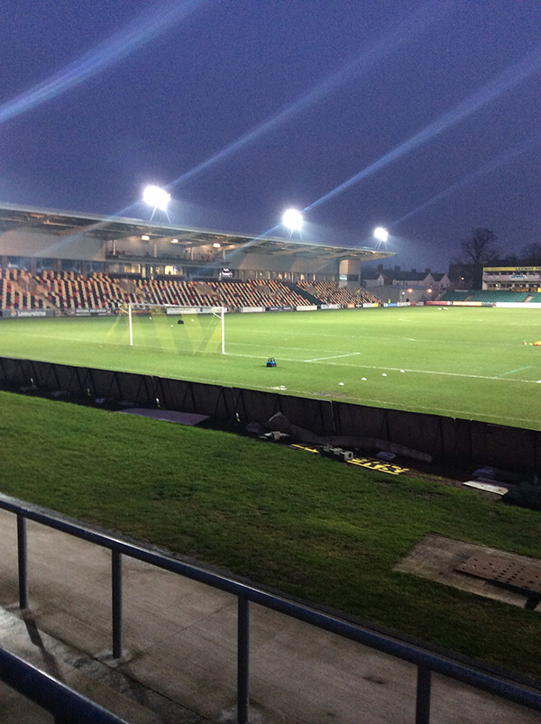 Rodney Parade the home of league 2 side newport county