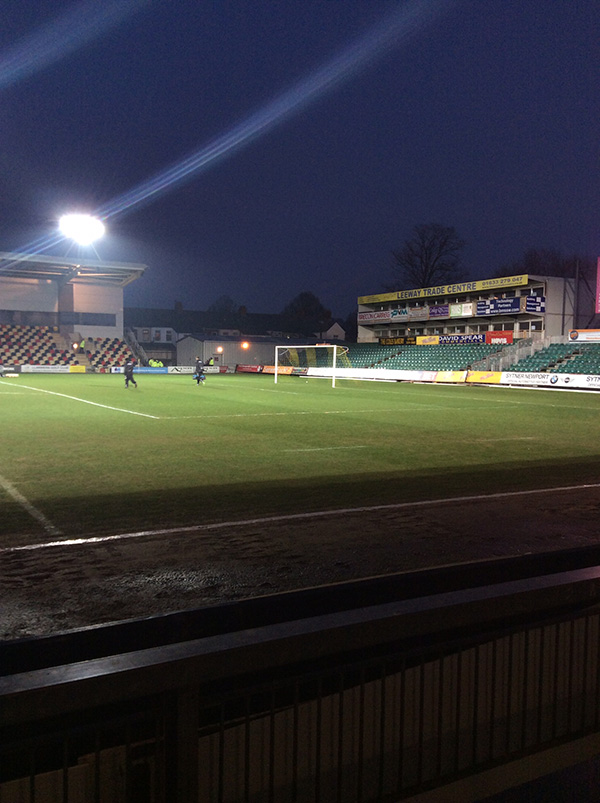 Newport County v Cheltenham Town at Rodney Parade