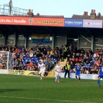 AFC Wimbledon v Tranmere Rovers League 2 at Kingsmeadow Stadium