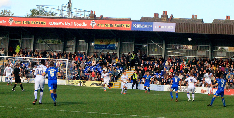 AFC Wimbledon v Tranmere Rovers League 2 at Kingsmeadow Stadium