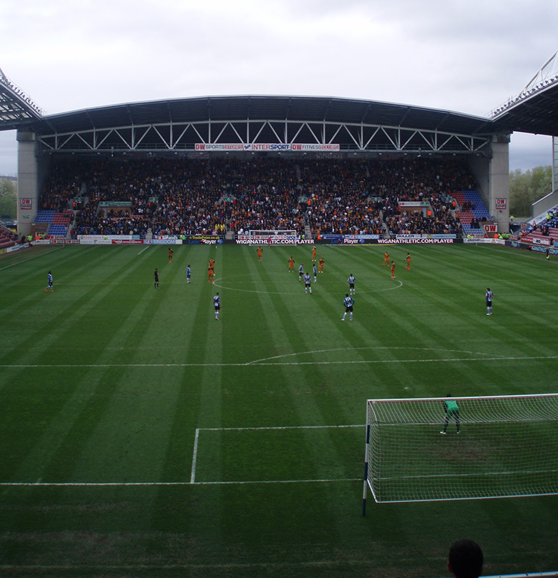 Wigan v Wolves in the Championship