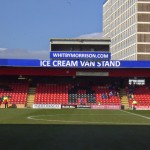 Ice Cream Van Stand at Crewe's Alexandra Stadium