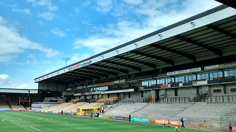 Unfinished stand at vale park the home of port vale