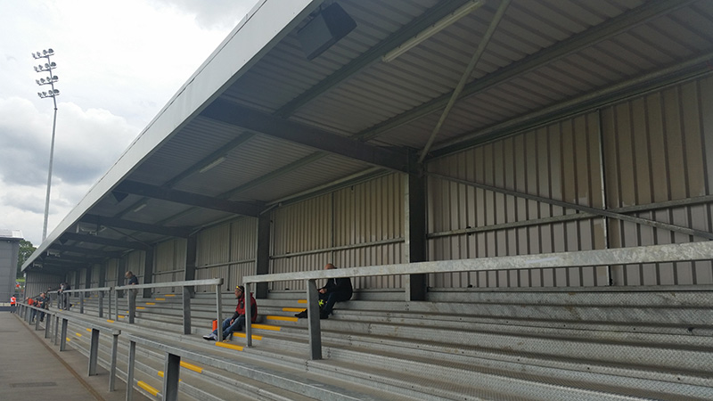 Terracing at Barnet FC's the hive stadium