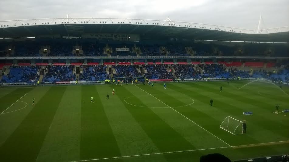 Reading v cardiff city at the madjeski stadium