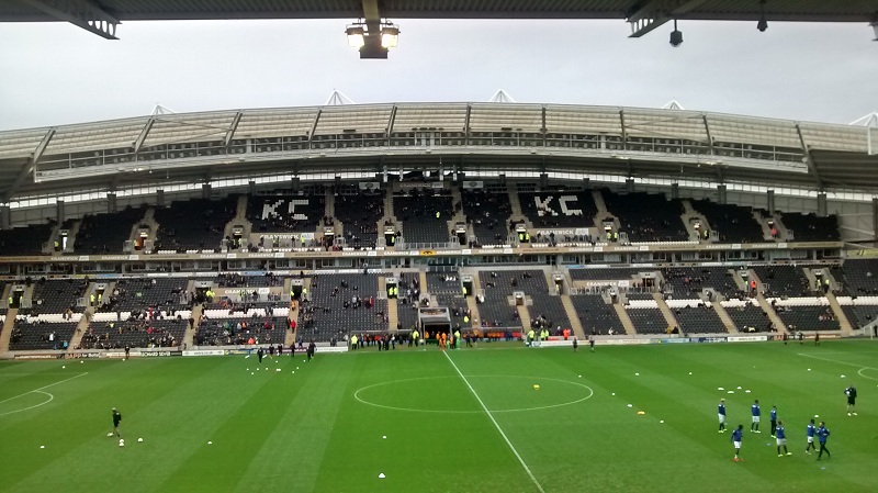 KC Stadium the home of championship side hull city tigers