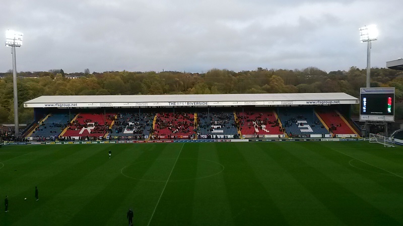 RFS Riverside stand a ewood park home of blackburn rovers