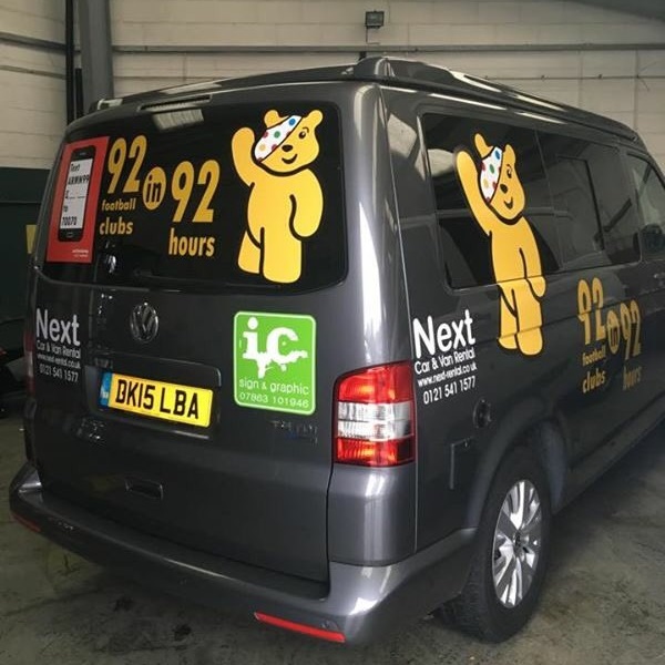doing the 92 grounds in 92 hours for children in need