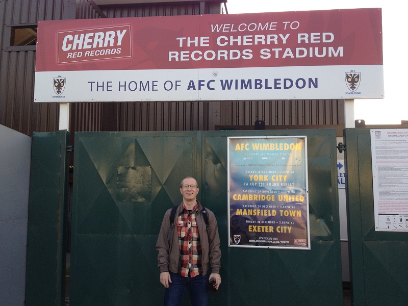 Cherry Red Records stadium the home of afc wimbledon