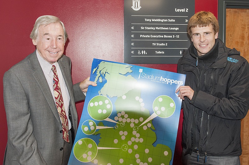 Gordon Banks Stadium Hoppers Football Map
