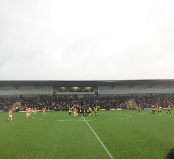 Burton Albion v Blackpool at the Pirelli Stadium League 1