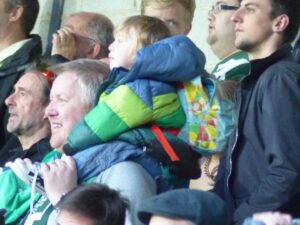 Andrew's Son's first ever away game at the Pirelli Stadium, Burton, Nov 2014