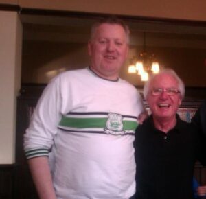 Andrew with Syd Little at Fleetwood