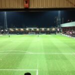 Griffin Park Brentford under the floodlights