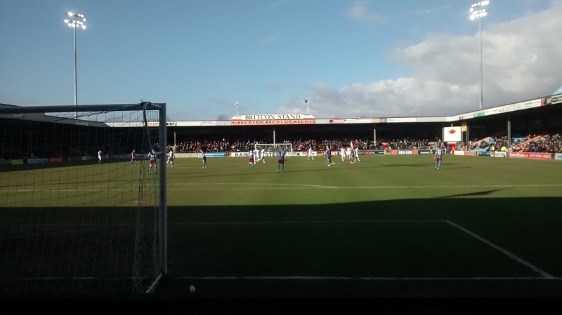 Scunthorpe v Gillingham league 1 at Glanford park