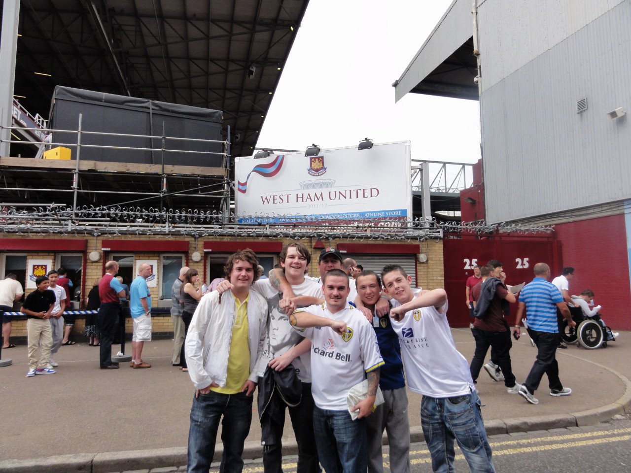 west ham united v leed united at upton park