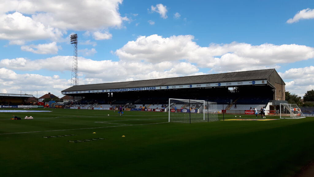 main stand at the abbey stadium cambridge